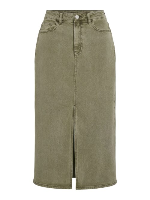VILA VIJAF RW DENIM MIDI SKIRT/R
