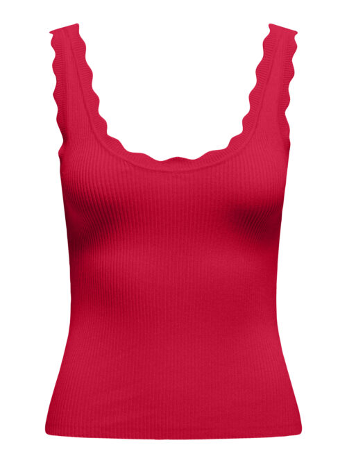 JDY JDYNANNA S/L SCALLOP EDGE TOP KNT N
