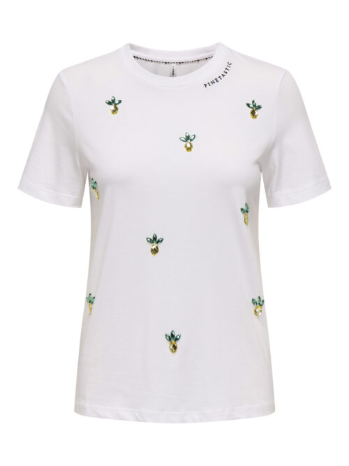 only ONLKITA LIFE REG S/S PINEAPPLE TOP