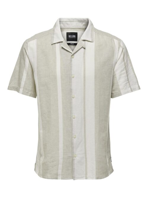 ONLY & SONS ONSCAIDEN LIFE STRIPE LINEN RESORT
