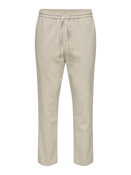 ONLY & SONS ONSLINUS CROP 0007 COT LIN PNT NOOS
