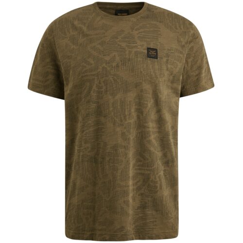 PME Short sleeve r-neck slub jers