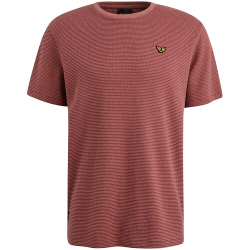 PME Short sleeve r-neck textured strip