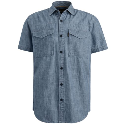 PME Short Sleeve Shirt Indigo Chambray