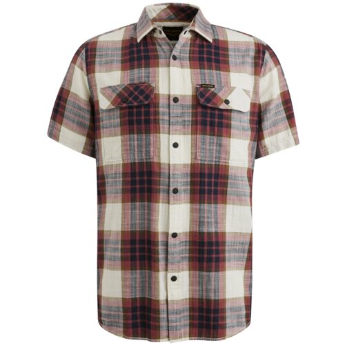 PME Short Sleeve Shirt Y/D Slub Herrin