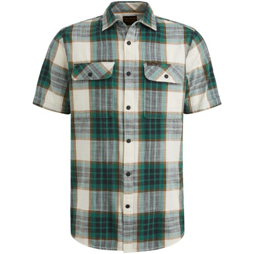 PME Short Sleeve Shirt Y/D Slub Herrin