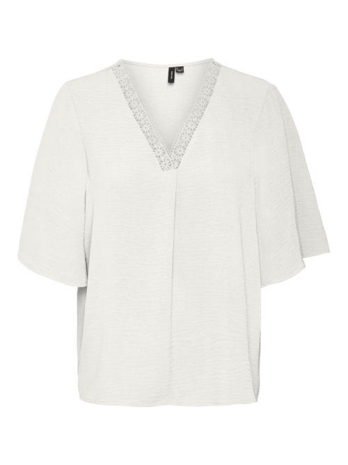 Vero Moda VMALVA 2/4 LACE TOP WVN GA