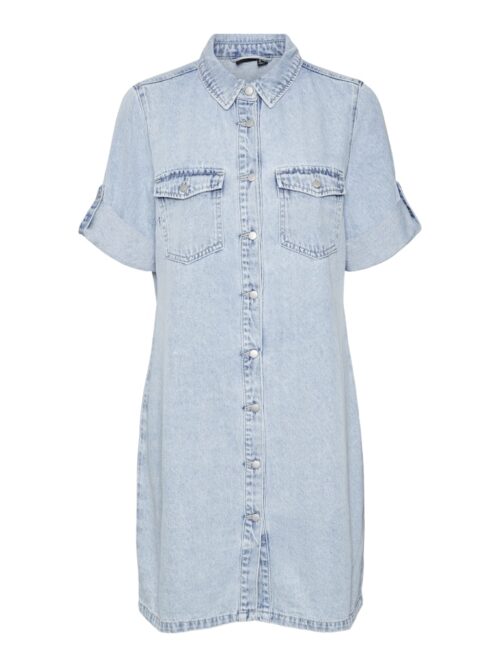 Vero Moda VMJENNIE SS SHORT DENIM DRESS GA NO