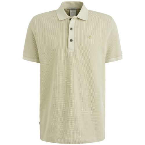 Cast Iron Short sleeve r-neck two tone waffl