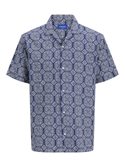 JACK & JONES JORSEERSUCKER AOP SHIRT SS