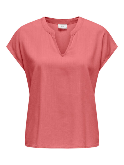JDY JDYCAYA LION LINEN S/S TOP WVN DIA