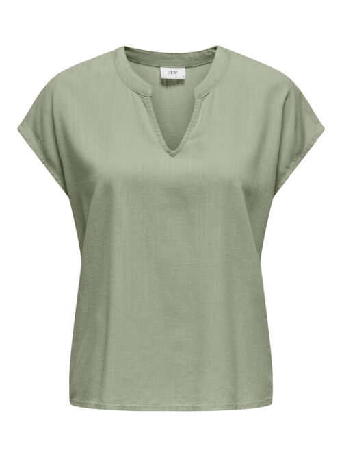 JDY JDYCAYA LION LINEN S/S TOP WVN DIA