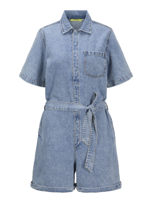 JJXX JXDORA NARA SS DENIM PLAYSUIT DNM