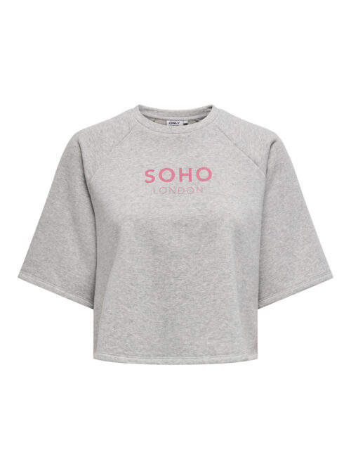 only ONLCORA S/S PRINT O-NECK UB SWT