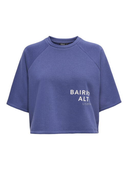 only ONLCORA S/S PRINT O-NECK UB SWT