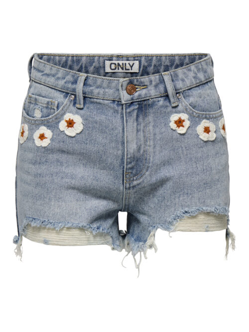 only ONLPACY HW CROCHET DNM SHORTS BJ