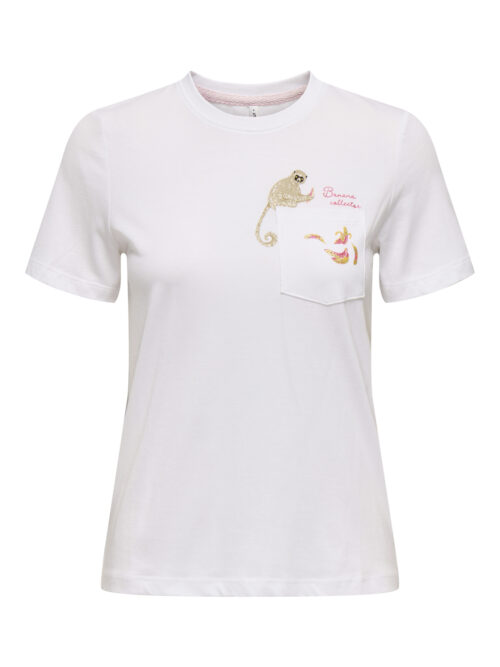 only ONLPOLLI LIFE REG S/S POCKET TOP BO