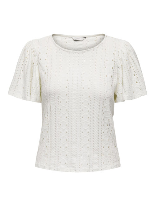 only ONLRIVERSIDE S/S FLAIRED TOP NOOS J
