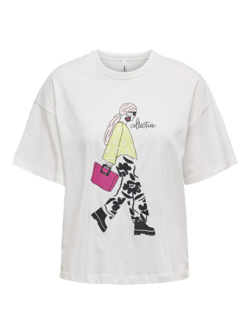 only ONLTENNA S/S GIRL TOP BOX JRS