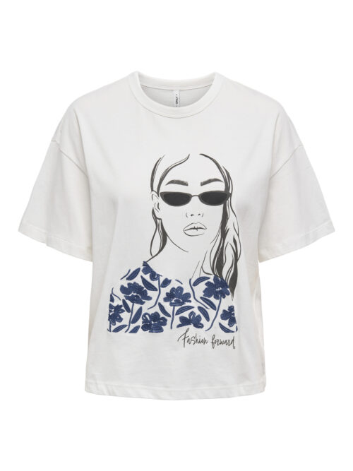 only ONLTENNA S/S GIRL TOP BOX JRS