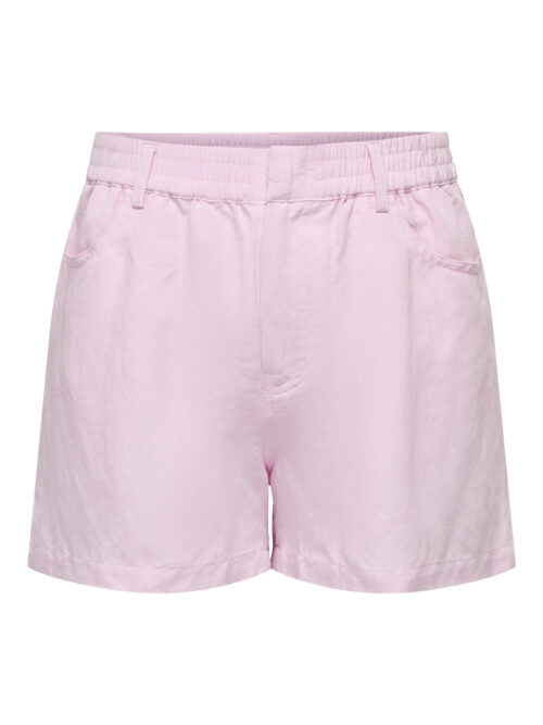 only ONLWINDY LIFE MW LINEN BL SHORTS PN