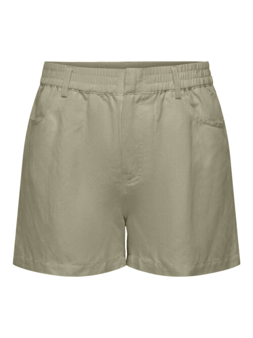 only ONLWINDY LIFE MW LINEN BL SHORTS PN