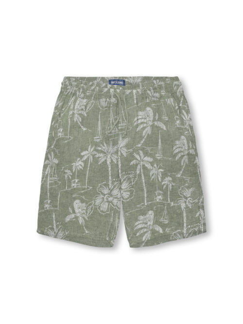 ONLY & SONS KIDS OSJCAIDEN LIFE AOP LINEN SHORT WV