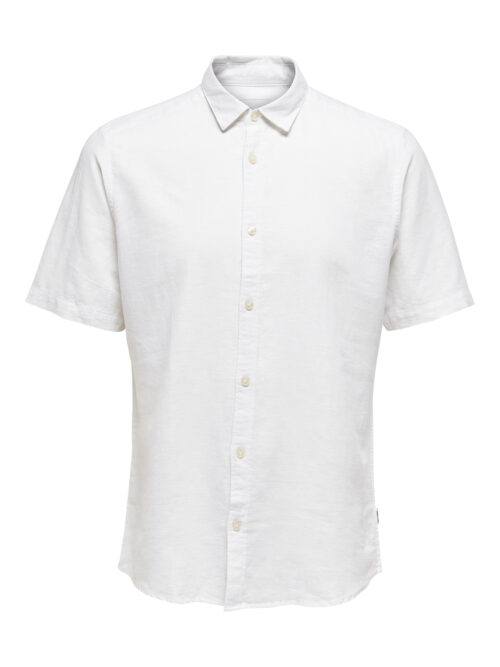 ONLY & SONS ONSCAIDEN LIFE SS SOLID LINEN BLEND