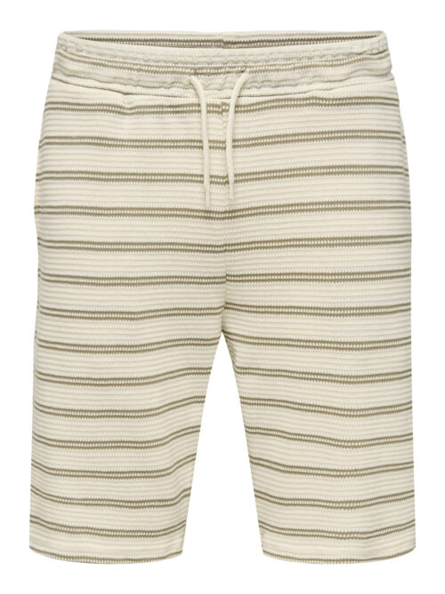 ONLY & SONS ONSIAN REG STRIPE STRUCT L SHORTS