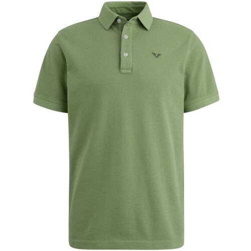 PME Short sleeve polo garment dyed piq