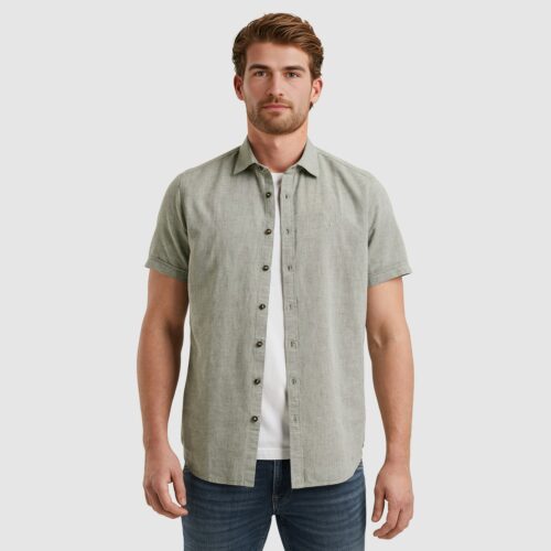 PME Short Sleeve Shirt Ctn Linen 2 ton