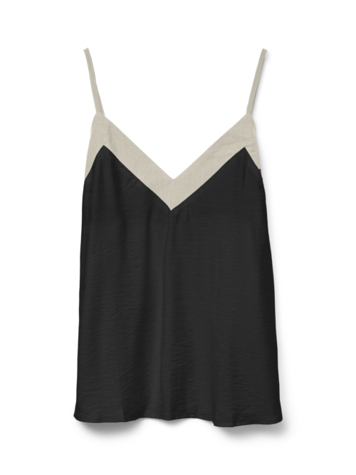 Vero Moda VMDENISE SINGLET TOP WVN BTQ GA