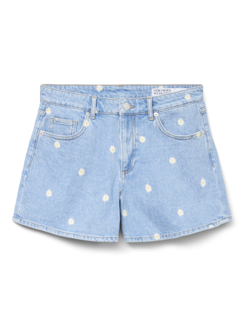 Vero Moda VMTESS MR SHORT DNM DAISY SHORTS
