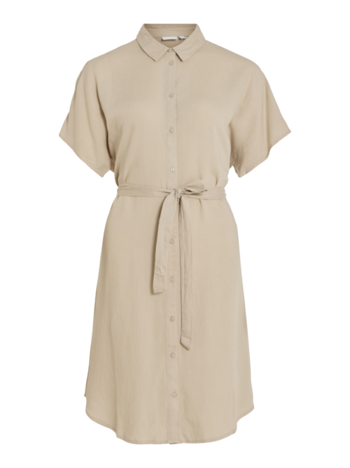 VILA VIPRICIL S/S KNEE SHIRT DRESS