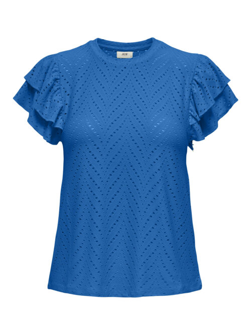 JDY JDYCARLA CATHINKA S/L FRILL TOP JRS