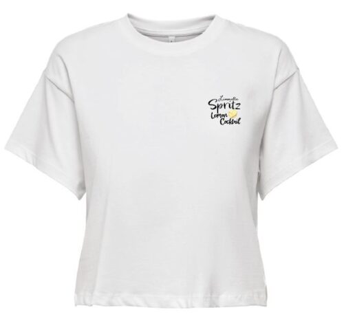 only ONLANNBEL LIFE S/S BOXY CROP TEE JR