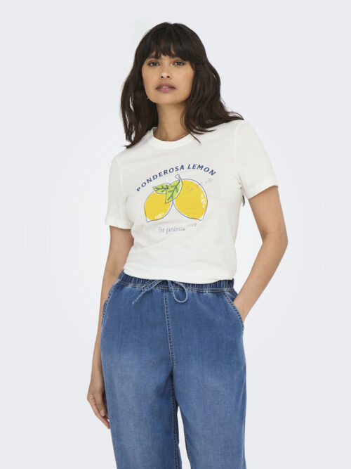 only ONLCAMERON LIFE REG S/S TOP BOX CS