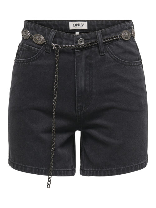 only ONLVEGA HW WESTERN BELT DNM SHORTS