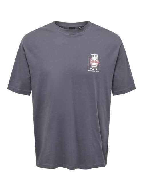 ONLY & SONS KIDS OSJKEANE RLX SS PRINTED TEE RT VD