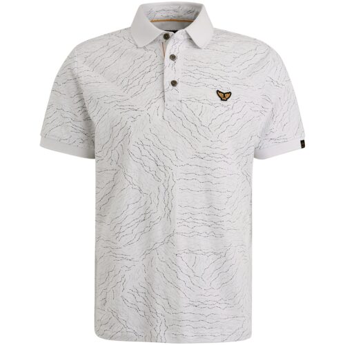 PME Short sleeve polo fine pique aop