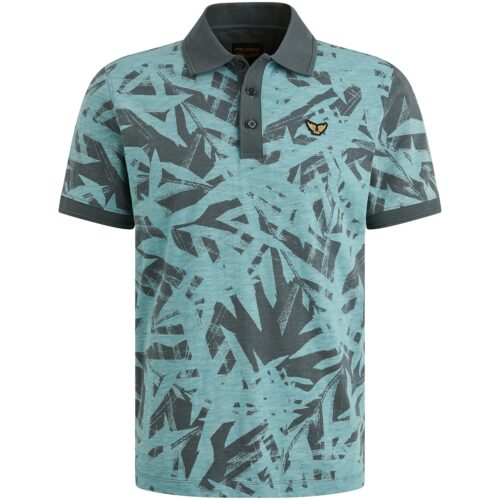 PME Short sleeve polo slub jersey