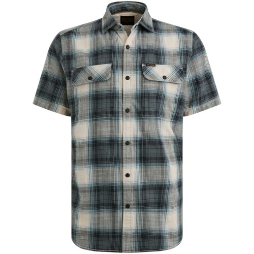 PME Short Sleeve Shirt Slub Weave