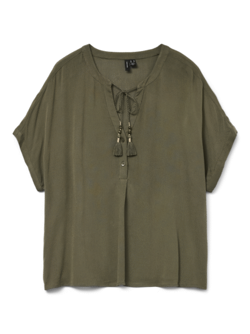 Vero Moda VMBENTE SS WIDE TOP WVN GA