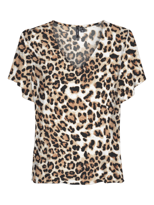 Vero Moda VMEASY JOY V-NECK SS BLOUSE WVN GA