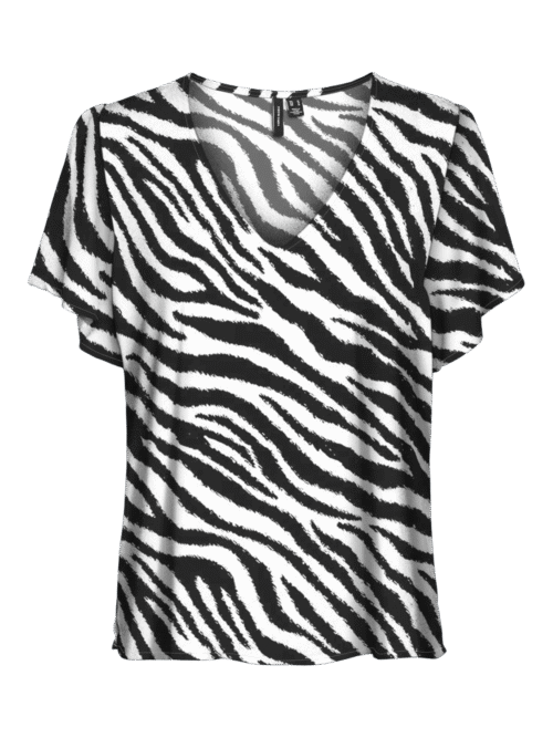 Vero Moda VMEASY JOY V-NECK SS BLOUSE WVN GA
