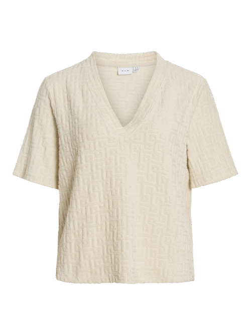 VILA VIMARATEA V-NECK 2/4 TOP