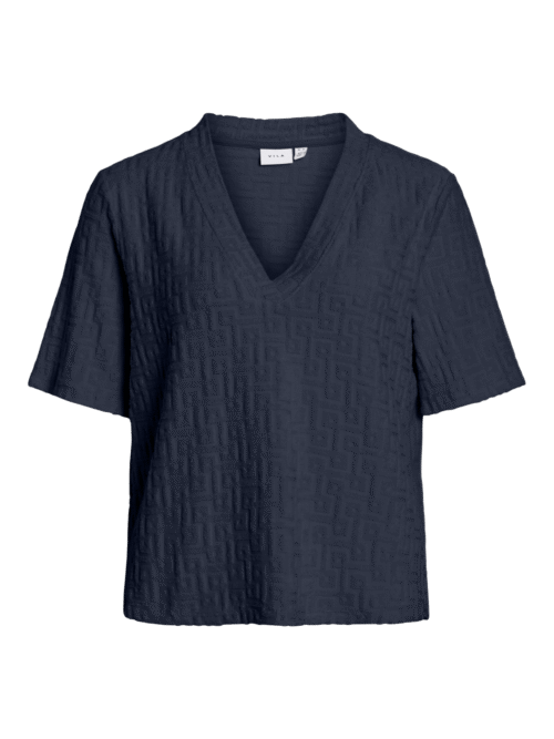VILA VIMARATEA V-NECK 2/4 TOP