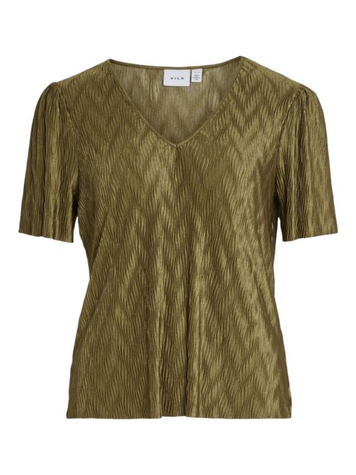 VILA VIPLIRA V-NECK S/S TOP/R