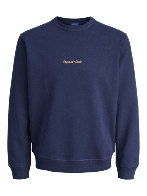 JACK & JONES JUNIOR JORNORREBRO EMB SWEAT CREW MNI