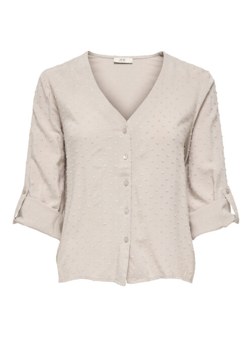 JDY JDYDIANA LIFE 7/8 DOBBY SHIRT WVN N